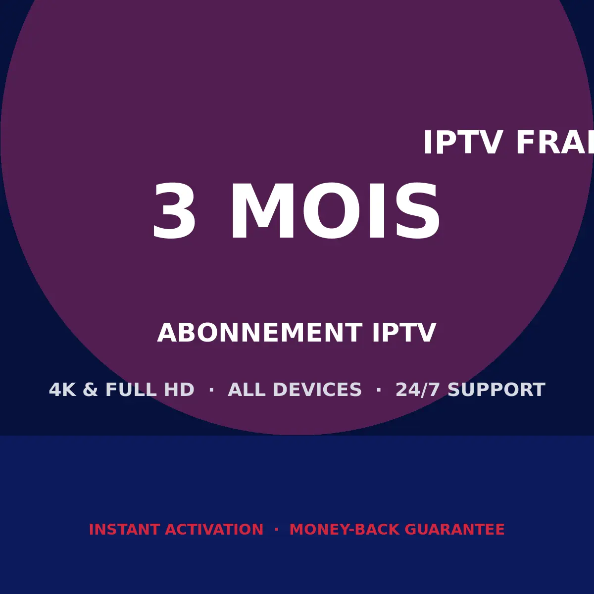 Abonnement IPTV 3 mois IPTV France Elite